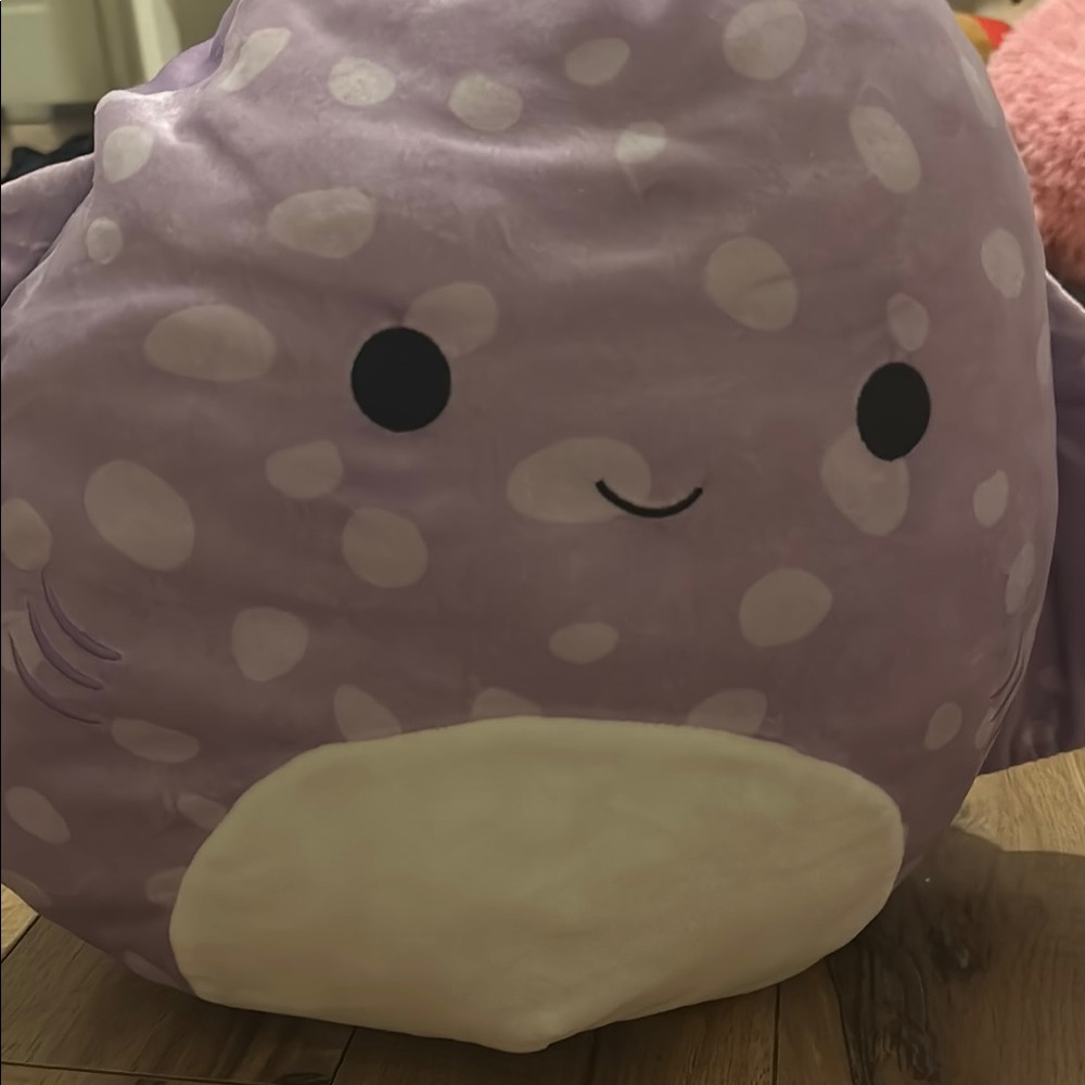 Squishmallow Purple Spotted Plush
